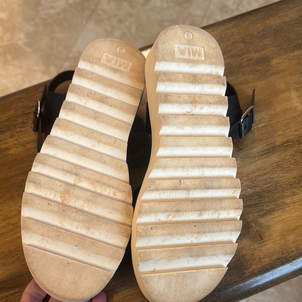 MIA Black Women's Sandals - Picture 8 of 11